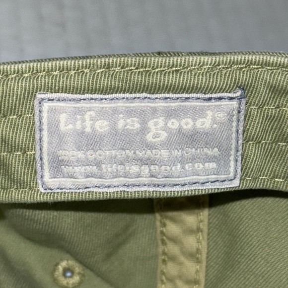 Life Is Good Green Sunny Day Ball Cap - Picture 5 of 6